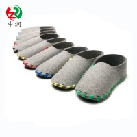 China Wholesale Custom Fancy Indoor Shoes Pure Handmade Felt Man Shoe For Amazon